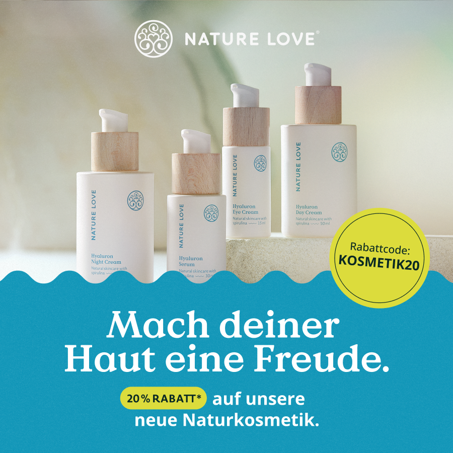 20 % Rabatt auf unsere Naturkosmetik