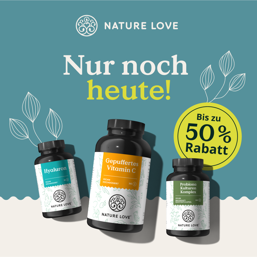 Nur noch heute: Bis zu 50 % Rabatt!